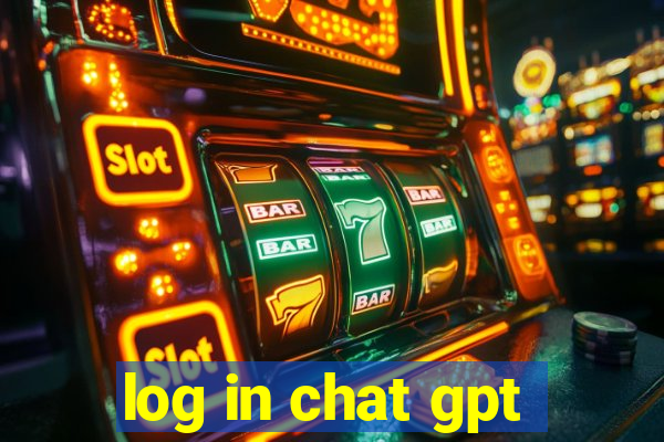 log in chat gpt